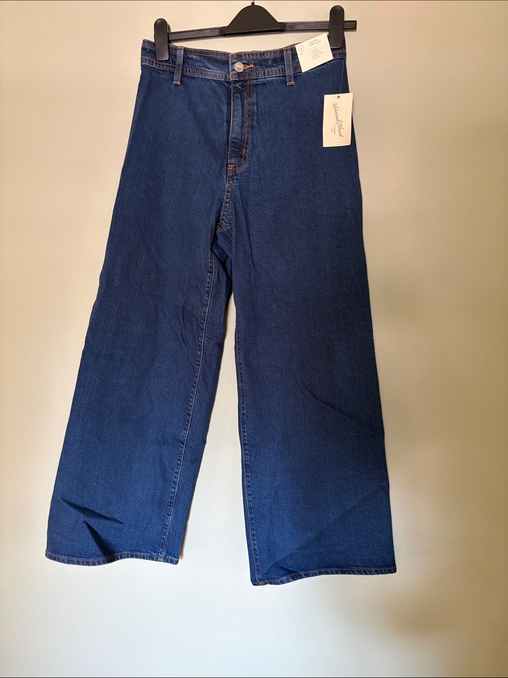 NWT Universal Thread Sailor Wide Leg Dark Wash Jeans 6